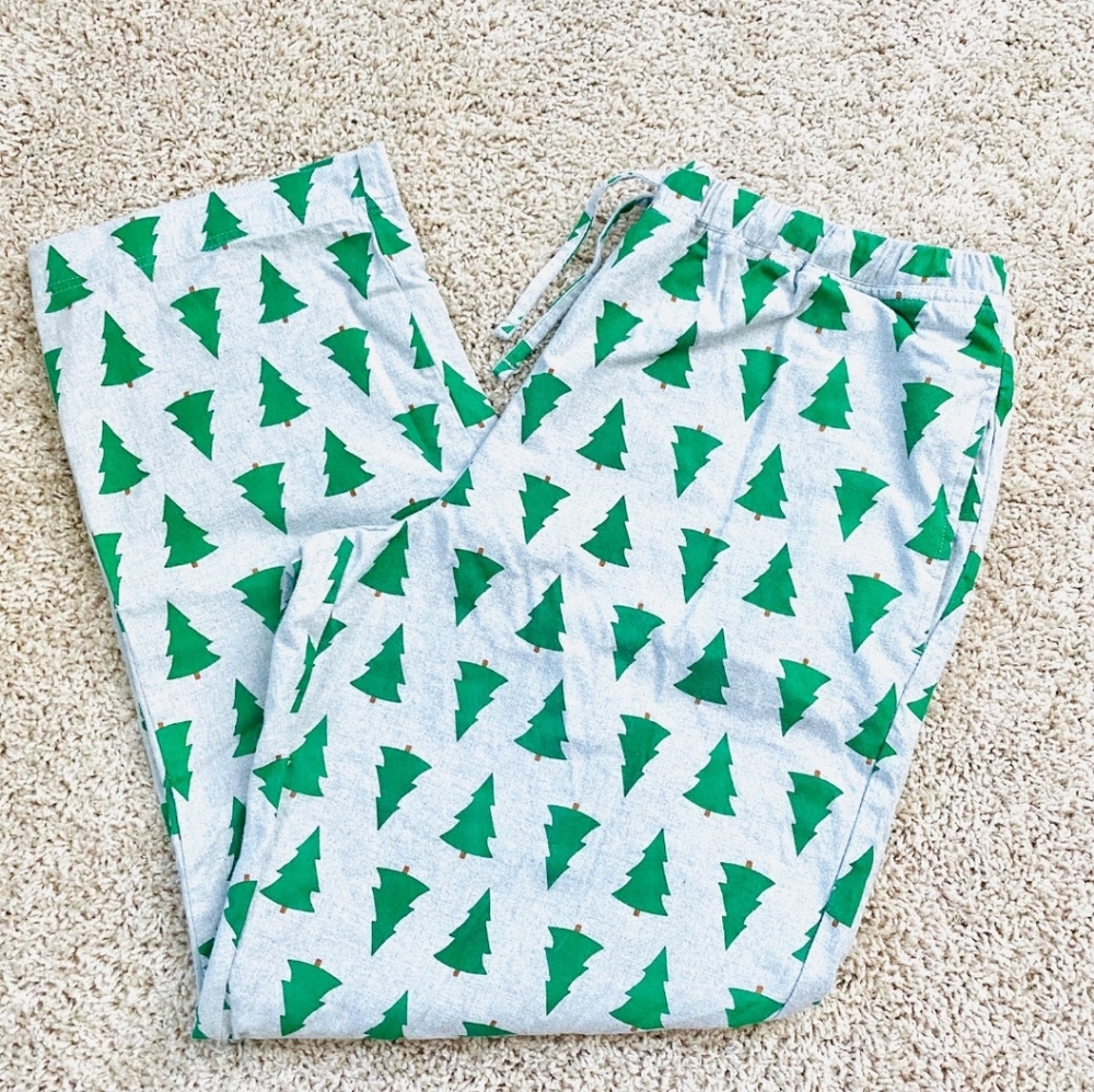 Hanna Andersson pajama bottoms tennenbaum christmas tree L